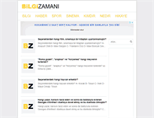 Tablet Screenshot of bilgizamani.com